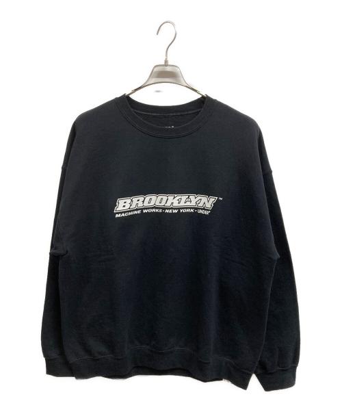 UNDER R（アンダーアール）UNDER R (アンダーアール) プリントスウェット/UNDER Rスウェット ブラック サイズ:FREEの古着・服飾アイテム