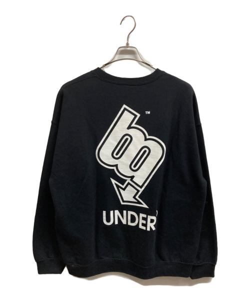 UNDER R（アンダーアール）UNDER R (アンダーアール) プリントスウェット/UNDER Rスウェット ブラック サイズ:FREEの古着・服飾アイテム