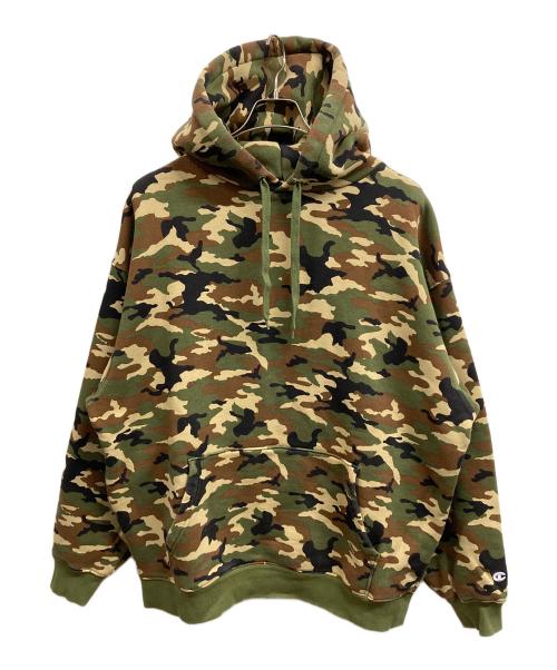 Champion（チャンピオン）Champion (チャンピオン) UNDER R (アンダーアール) カモフラージュパーカー グリーン サイズ:XLの古着・服飾アイテム