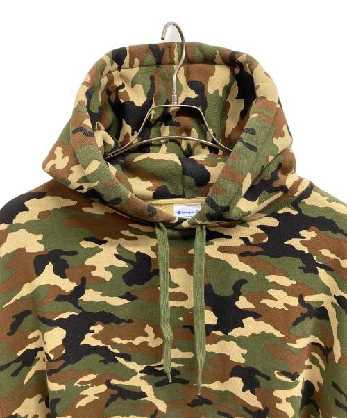 Champion（チャンピオン）Champion (チャンピオン) UNDER R (アンダーアール) カモフラージュパーカー グリーン サイズ:XLの古着・服飾アイテム