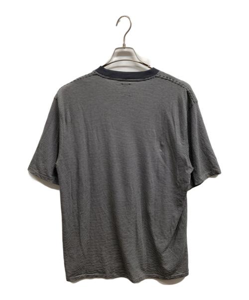 BATONER（バトナ―）BATONER (バトナ―) トロピカルウール ティーシャツ/BATONERTシャツ ホワイト×グレー サイズ:3の古着・服飾アイテム