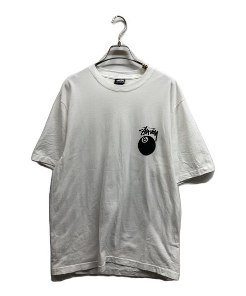 stussy（ステューシー）stussy (ステューシー) 8ボールTシャツ ホワイト サイズ:Mの古着・服飾アイテム