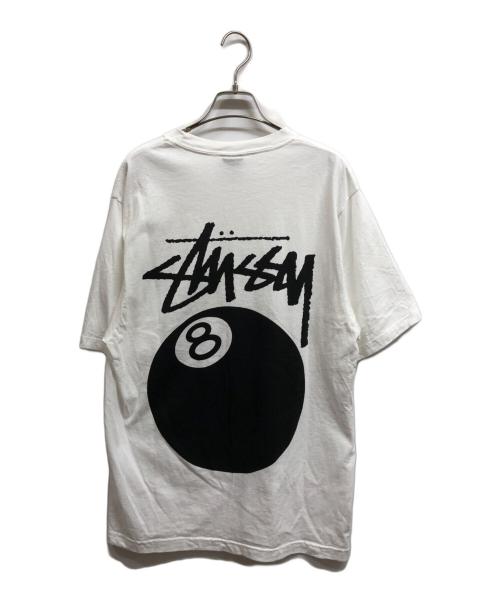 stussy（ステューシー）stussy (ステューシー) 8ボールTシャツ ホワイト サイズ:Mの古着・服飾アイテム