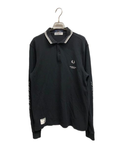 FRED PERRY（フレッドペリー）FRED PERRY (フレッドペリー) GOODHOOD (グッドフッド) ポロシャツ ネイビー サイズ:Mの古着・服飾アイテム