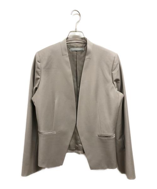 theory luxe（セオリーリュクス）theory luxe (セオリーリュクス) ノーカラージャケット ベージュ サイズ:40の古着・服飾アイテム