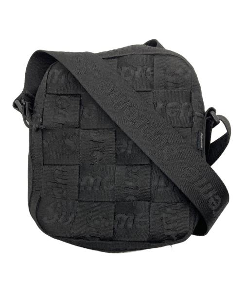SUPREME（シュプリーム）SUPREME (シュプリーム) Woven Shoulder Bag ブラックの古着・服飾アイテム