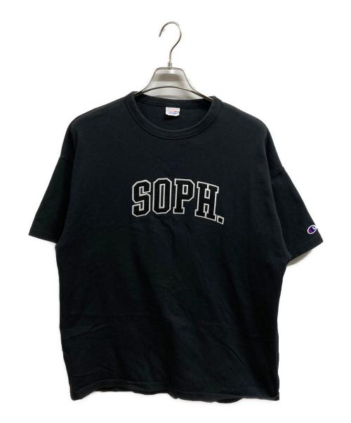 Champion（チャンピオン）Champion (チャンピオン) SOPH. (ソフ) プリントTシャツ ブラック サイズ:Mの古着・服飾アイテム