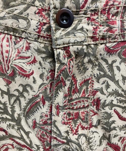 POLO RALPH LAUREN（ポロ・ラルフローレン）POLO RALPH LAUREN (ポロ・ラルフローレン) 総柄ハーフカーゴパンツ ベージュ サイズ:34の古着・服飾アイテム