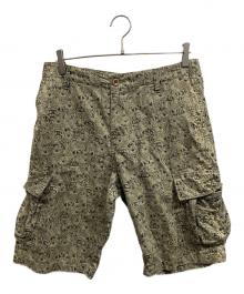 stussy（ステューシー）の古着「総柄ハーフカーゴパンツ」｜ベージュ