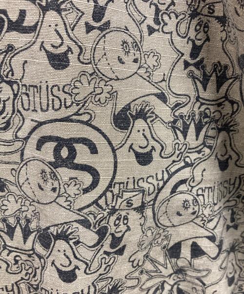 stussy（ステューシー）stussy (ステューシー) 総柄ハーフカーゴパンツ ベージュ サイズ:30の古着・服飾アイテム