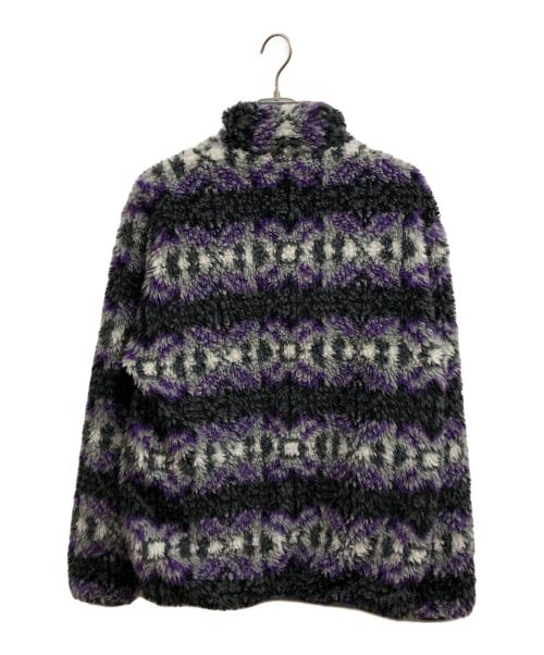 Patagonia（パタゴニア）Patagonia (パタゴニア) 雪柄クラシック レトロX カーディガン/Patagoniaジャケット ブラック×パープル サイズ:Lの古着・服飾アイテム