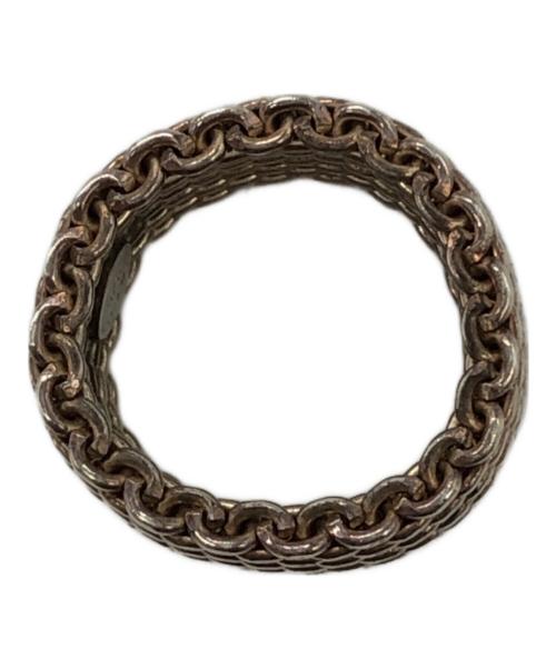 TIFFANY & Co.（ティファニー）TIFFANY & Co. (ティファニー) サマセットメッシュリング/Tiffany & Co.リング/Somerset Mesh Ring シルバー サイズ:13号の古着・服飾アイテム