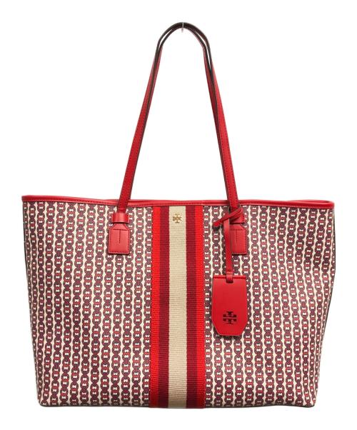 TORY BURCH（トリーバーチ）TORY BURCH (トリーバーチ) トートバッグ レッドの古着・服飾アイテム