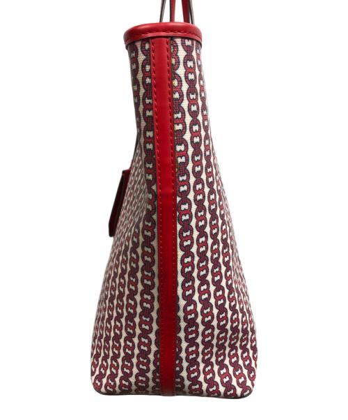 TORY BURCH（トリーバーチ）TORY BURCH (トリーバーチ) トートバッグ レッドの古着・服飾アイテム