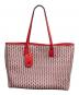 TORY BURCH (トリーバーチ) トートバッグ レッド：6000円