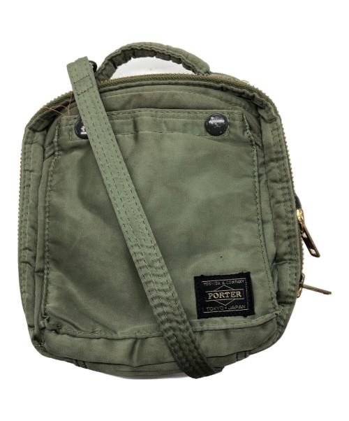 PORTER（ポーター）PORTER (ポーター) ショルダーバッグ オリーブの古着・服飾アイテム