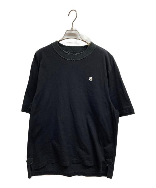 sacai（サカイ）sacai (サカイ) ショルダージップデザインTシャツ ブラック サイズ:3の古着・服飾アイテム