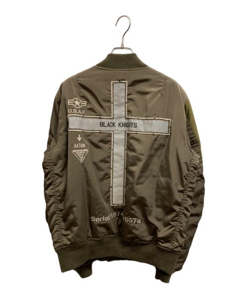 AVIREX（アヴィレックス）AVIREX (アヴィレックス) MA-1ジャケット カーキ サイズ:Lの古着・服飾アイテム