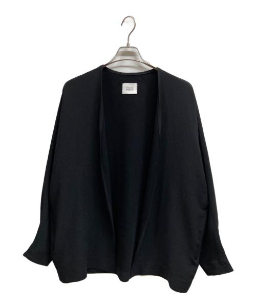 UNITED ARROWS & SONS（ユナイテッドアローズ＆サンズ）UNITED ARROWS & SONS (ユナイテッドアローズ＆サンズ) Ⅰ D/SL V CARDIGAN/カーディガン ブラック サイズ:Lの古着・服飾アイテム