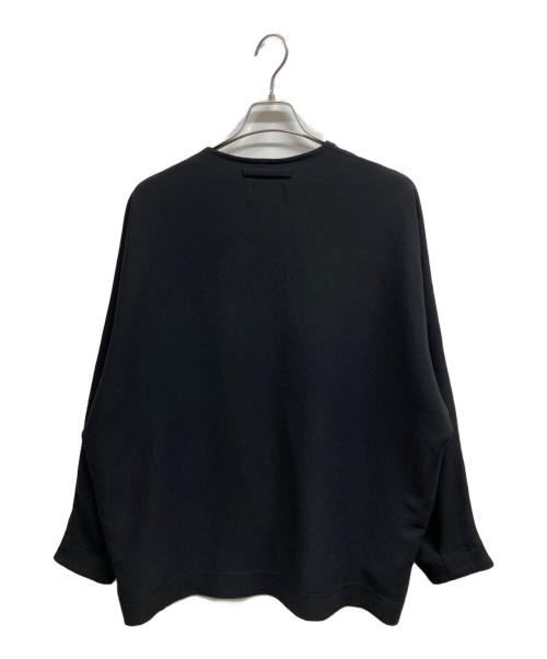 UNITED ARROWS & SONS（ユナイテッドアローズ＆サンズ）UNITED ARROWS & SONS (ユナイテッドアローズ＆サンズ) Ⅰ D/SL V CARDIGAN/カーディガン ブラック サイズ:Lの古着・服飾アイテム