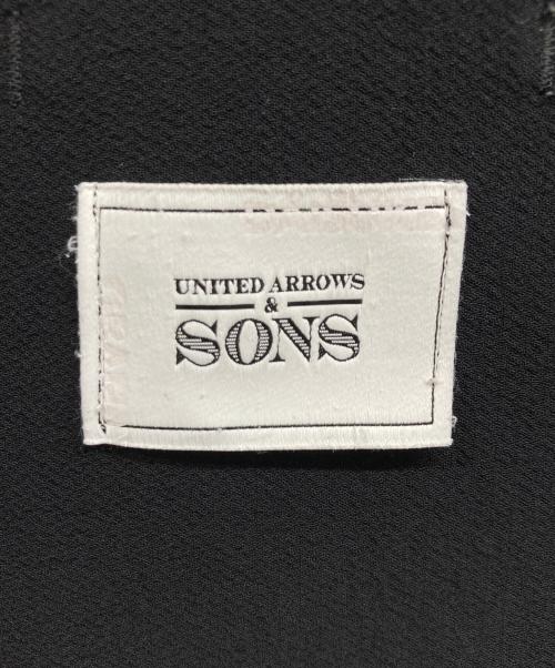 UNITED ARROWS & SONS（ユナイテッドアローズ＆サンズ）UNITED ARROWS & SONS (ユナイテッドアローズ＆サンズ) Ⅰ D/SL V CARDIGAN/カーディガン ブラック サイズ:Lの古着・服飾アイテム