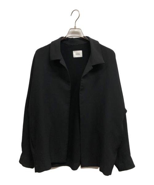 UNITED ARROWS & SONS（ユナイテッドアローズ＆サンズ）UNITED ARROWS & SONS (ユナイテッドアローズ＆サンズ) シャツブルゾン ブラック サイズ:Lの古着・服飾アイテム