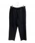 UNITED ARROWS & SONS（ユナイテッドアローズ＆サンズ）の古着「BELT CR1P PANTS/UNITED ARROWS & SONSパンツ」｜ブラック