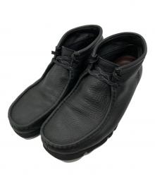 CLARKS ORIGINALS（クラークス オリジナルズ）の古着「ワラビーレザーシューズ」｜ブラック