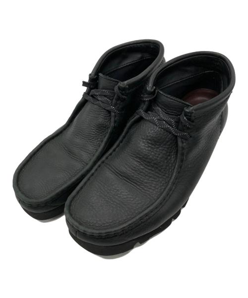 CLARKS ORIGINALS（クラークス オリジナルズ）Clarks Originals (クラークス オリジナルズ) ワラビーレザーシューズ ブラック サイズ:US9の古着・服飾アイテム