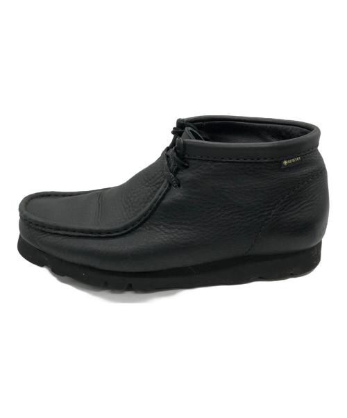 CLARKS ORIGINALS（クラークス オリジナルズ）Clarks Originals (クラークス オリジナルズ) ワラビーレザーシューズ ブラック サイズ:US9の古着・服飾アイテム