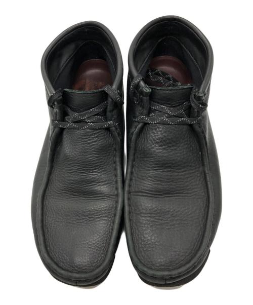 CLARKS ORIGINALS（クラークス オリジナルズ）Clarks Originals (クラークス オリジナルズ) ワラビーレザーシューズ ブラック サイズ:US9の古着・服飾アイテム