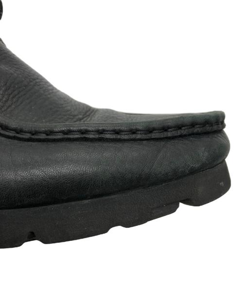 CLARKS ORIGINALS（クラークス オリジナルズ）Clarks Originals (クラークス オリジナルズ) ワラビーレザーシューズ ブラック サイズ:US9の古着・服飾アイテム