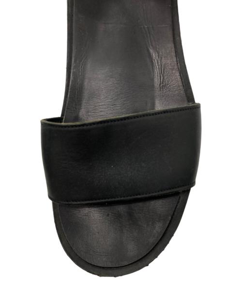 FOOTWORKS（フットワークス）FOOTWORKS (フットワークス) レザーサンダル ブラック サイズ:US9.5の古着・服飾アイテム