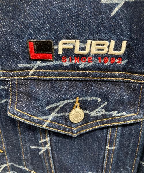 FUBU（フブ）FUBU (フブ) デニムジャケット インディゴ サイズ:Mの古着・服飾アイテム