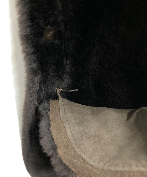EMMETI（エンメティ）EMMETI (エンメティ) ムートンコート ブラウン サイズ:44の古着・服飾アイテム