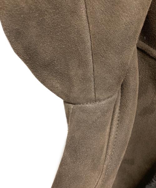 EMMETI（エンメティ）EMMETI (エンメティ) ムートンコート ブラウン サイズ:44の古着・服飾アイテム