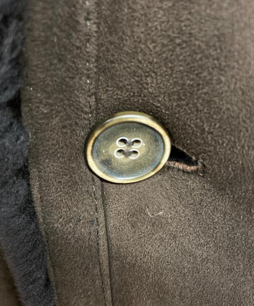 EMMETI（エンメティ）EMMETI (エンメティ) ムートンコート ブラウン サイズ:44の古着・服飾アイテム