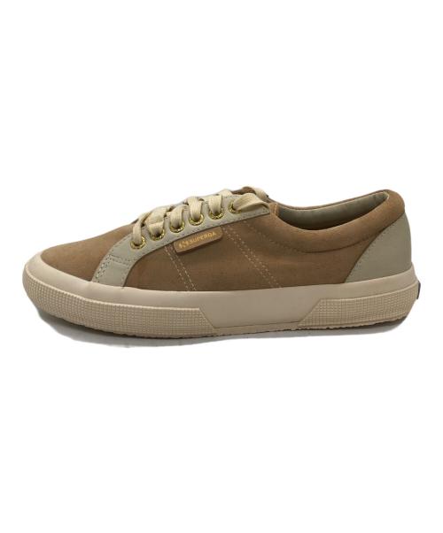 SUPERGA（スペルガ）SUPERGA (スペルガ) SCOTCH & SODA (スコッチアンドソーダ) ローカットスニーカー ベージュ サイズ:40の古着・服飾アイテム