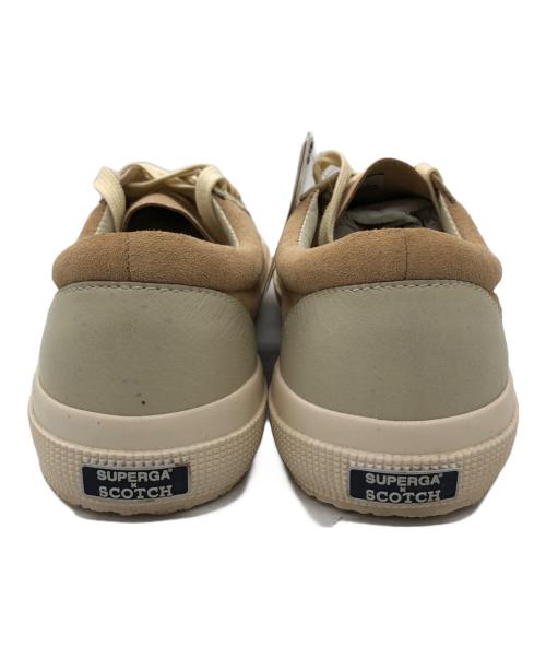 SUPERGA（スペルガ）SUPERGA (スペルガ) SCOTCH & SODA (スコッチアンドソーダ) ローカットスニーカー ベージュ サイズ:40の古着・服飾アイテム