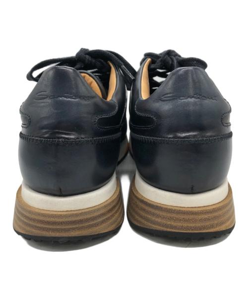 Santoni（サントーニ）Santoni (サントーニ) ローカットスニーカー ネイビー サイズ:US5の古着・服飾アイテム