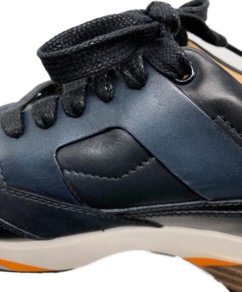 Santoni（サントーニ）Santoni (サントーニ) ローカットスニーカー ネイビー サイズ:US5の古着・服飾アイテム