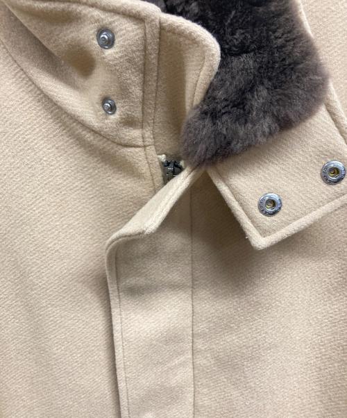 HERNO（ヘルノ）HERNO (ヘルノ) ビーバーファーメルトンコート ベージュ サイズ:44の古着・服飾アイテム