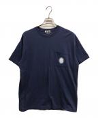 KITHキス）の古着「レース クレスト ポケット ティー」｜ネイビー