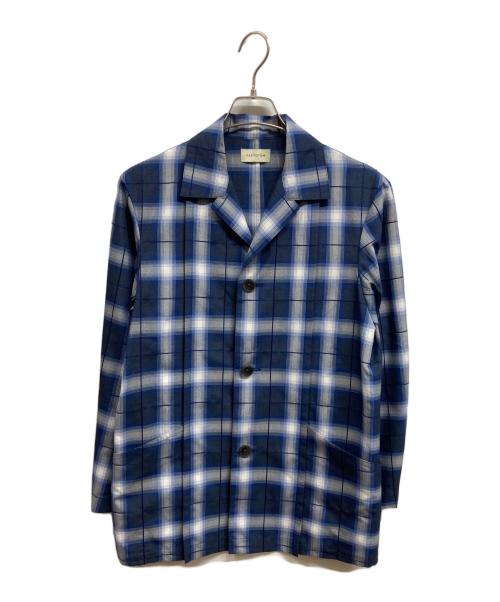 FACTOTUM（ファクトタム）FACTOTUM (ファクトタム) オンブレチェックシングルコート/FACTOTUMコート ネイビー サイズ:44の古着・服飾アイテム
