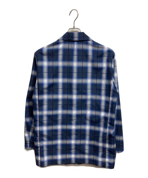 FACTOTUM（ファクトタム）FACTOTUM (ファクトタム) オンブレチェックシングルコート/FACTOTUMコート ネイビー サイズ:44の古着・服飾アイテム