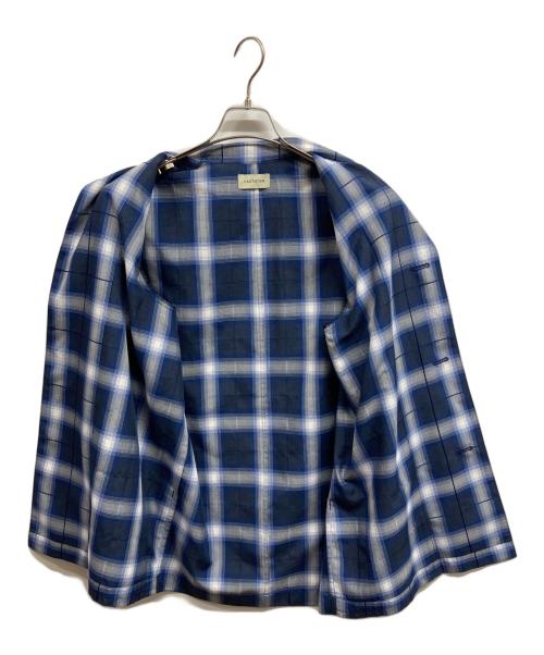 FACTOTUM（ファクトタム）FACTOTUM (ファクトタム) オンブレチェックシングルコート/FACTOTUMコート ネイビー サイズ:44の古着・服飾アイテム