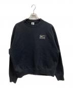 NIKE×stussyナイキ×ステューシー）の古着「Washed NRG Fleece Crewneck/NIKEスウェット/stussyスウェット」｜ブラック