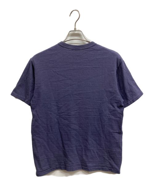WAREHOUSE（ウエアハウス）WAREHOUSE (ウエアハウス) 1ボタンヘンリーネックTシャツ/WAREHOUSETシャツ ネイビー サイズ:Lの古着・服飾アイテム