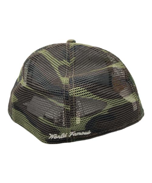 SUPREME（シュプリーム）Supreme (シュプリーム) New Era (ニューエラ) カモフラージュメッシュキャップ/Supremeキャップ グリーンの古着・服飾アイテム