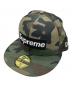 Supreme（シュプリーム）の古着「カモフラージュメッシュキャップ/Supremeキャップ」｜グリーン